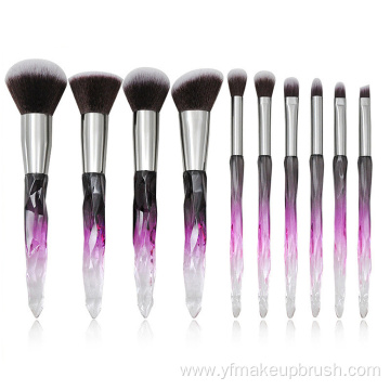 Private Label Crystal Makeup Brush With Diamonds